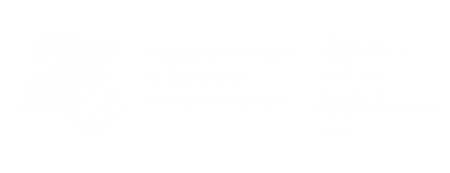 25-lecie WNoZ w Katowicach. Śląski Uniwersytet Medyczny